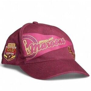 Vtg Queensland Maroons XXX State Of Origin QLD Rugby Cap Hat Official Licensed